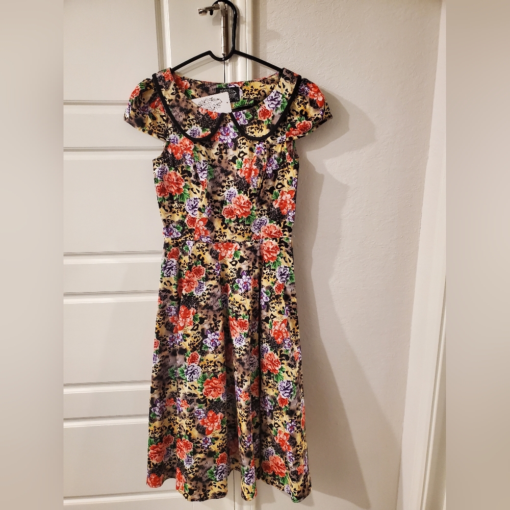 H&R Cheetah Floral Dress